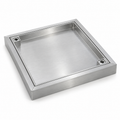 Illustrative reference image of a recessed aluminium manhole cover; actual product details may vary.