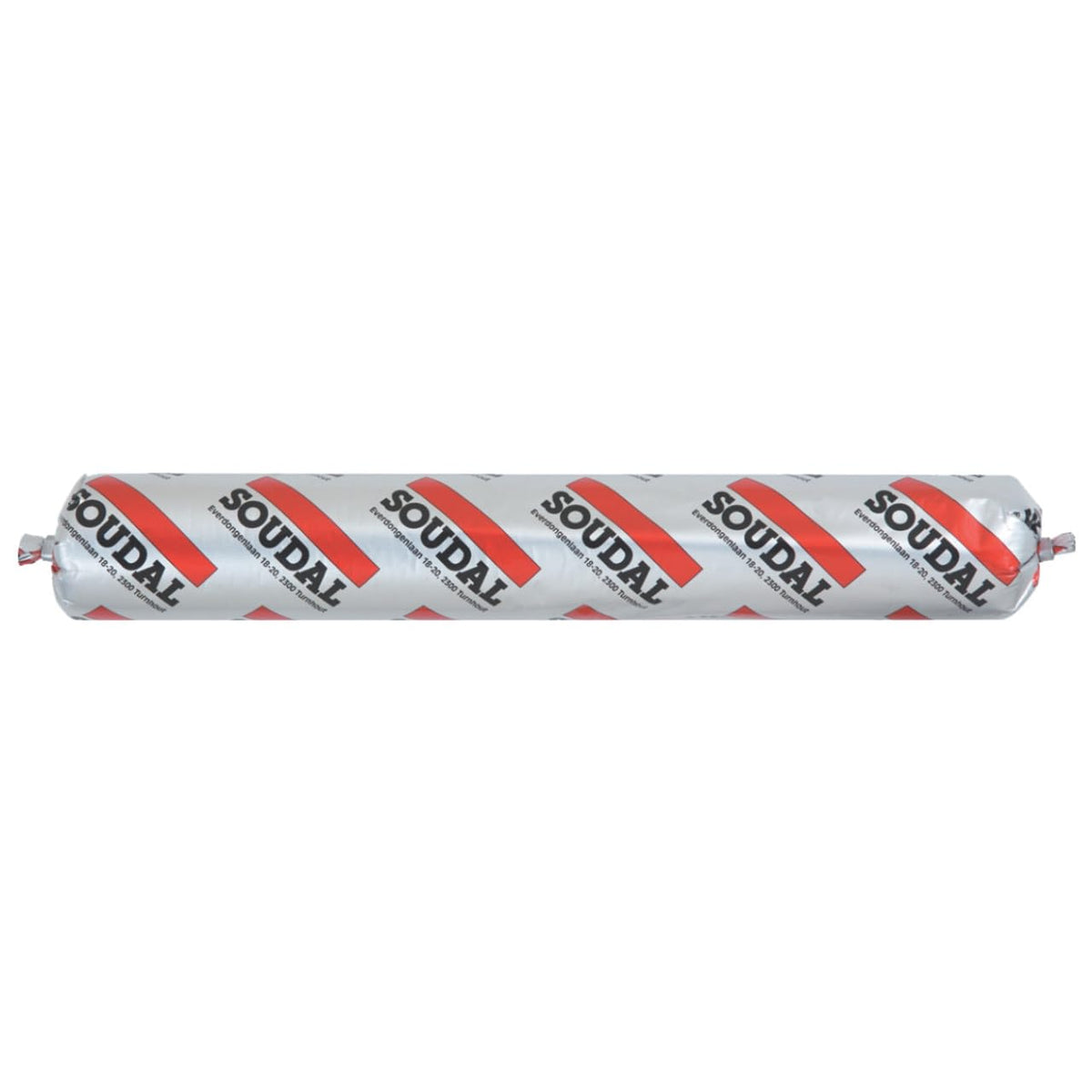 Soudal sealant in foil sausage packaging.